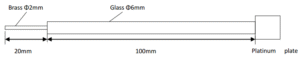 platinum plate working electrode