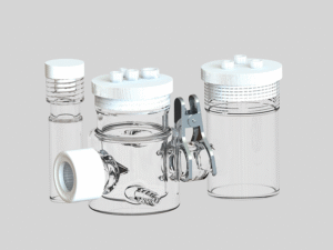 h type jacketed photoelectrochemical cell, sealed (copy)